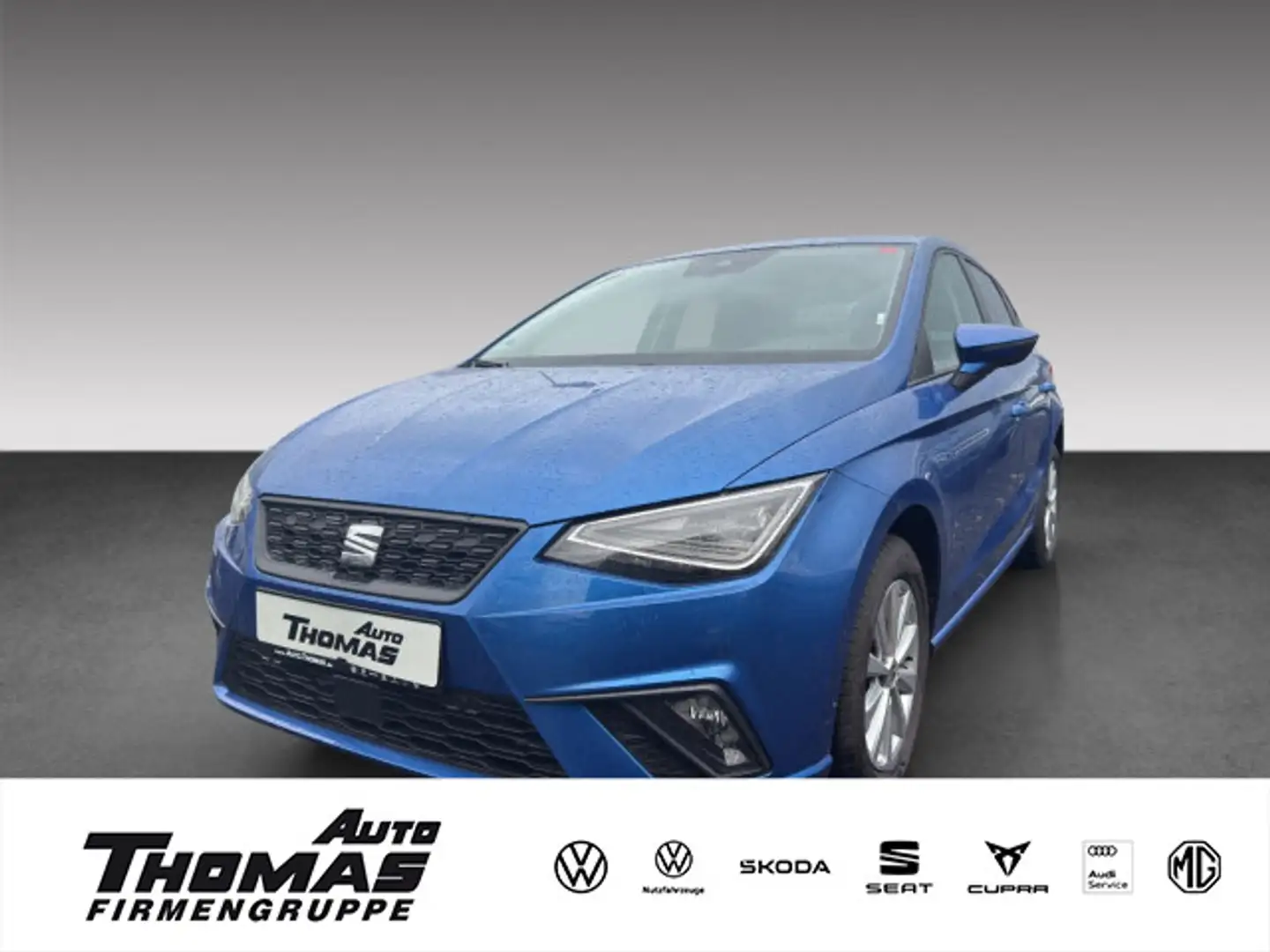 SEAT Ibiza 1,0 6-Gang TSI Style Klima SHZ Blau - 1
