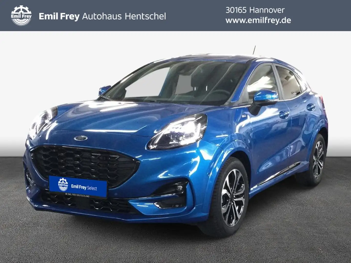 Ford Puma 1.0 EcoBoost Hybrid Aut. ST-LINE Blau - 1