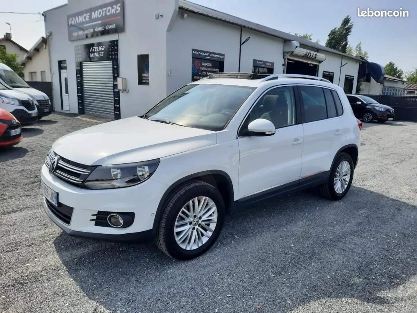 Volkswagen Tiguan CUP BVA 4Motion DSG 103500KMS 1ER MAIN 4X4 ETAT IR Blanc - 1