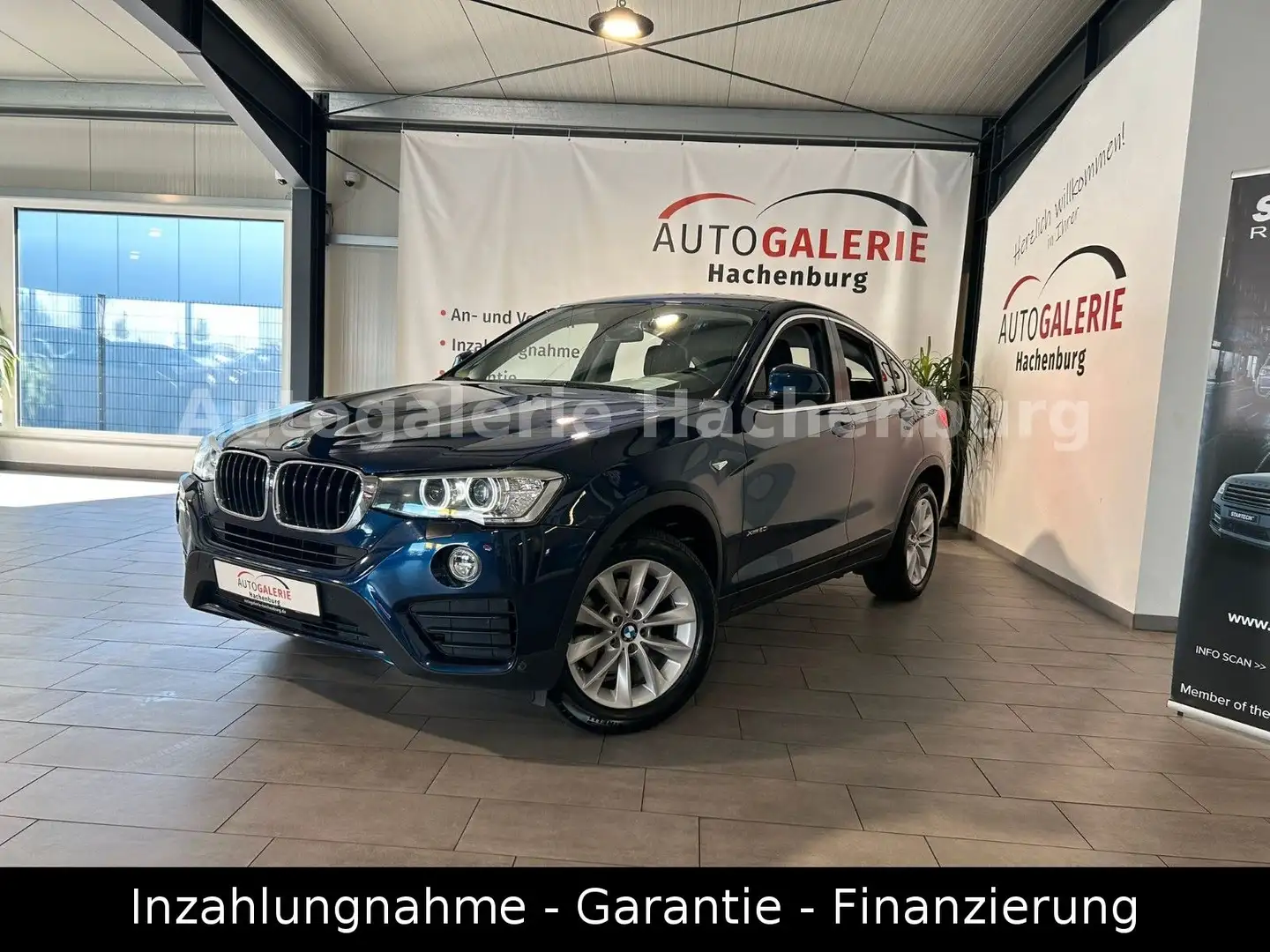 BMW X4 xDrive 20 i Aut./Bi-Xenon/AHK/GARANTIE/EURO 6 Bleu - 1
