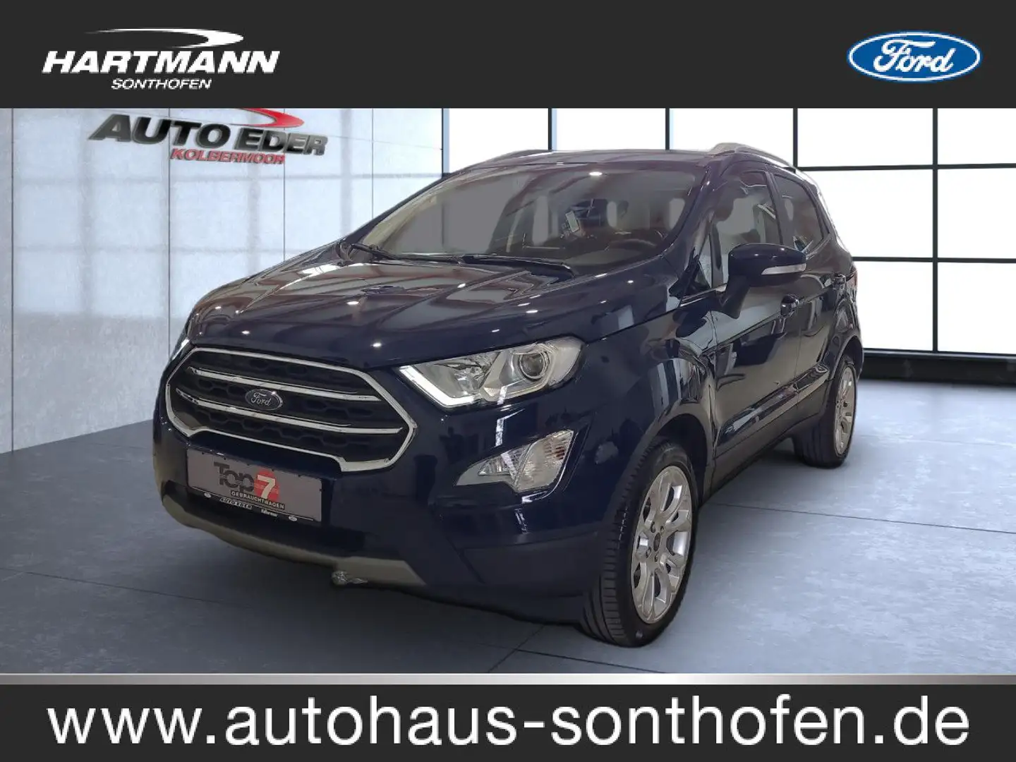 Ford EcoSport Titanium Bluetooth Klima Einparkhilfe Blau - 1