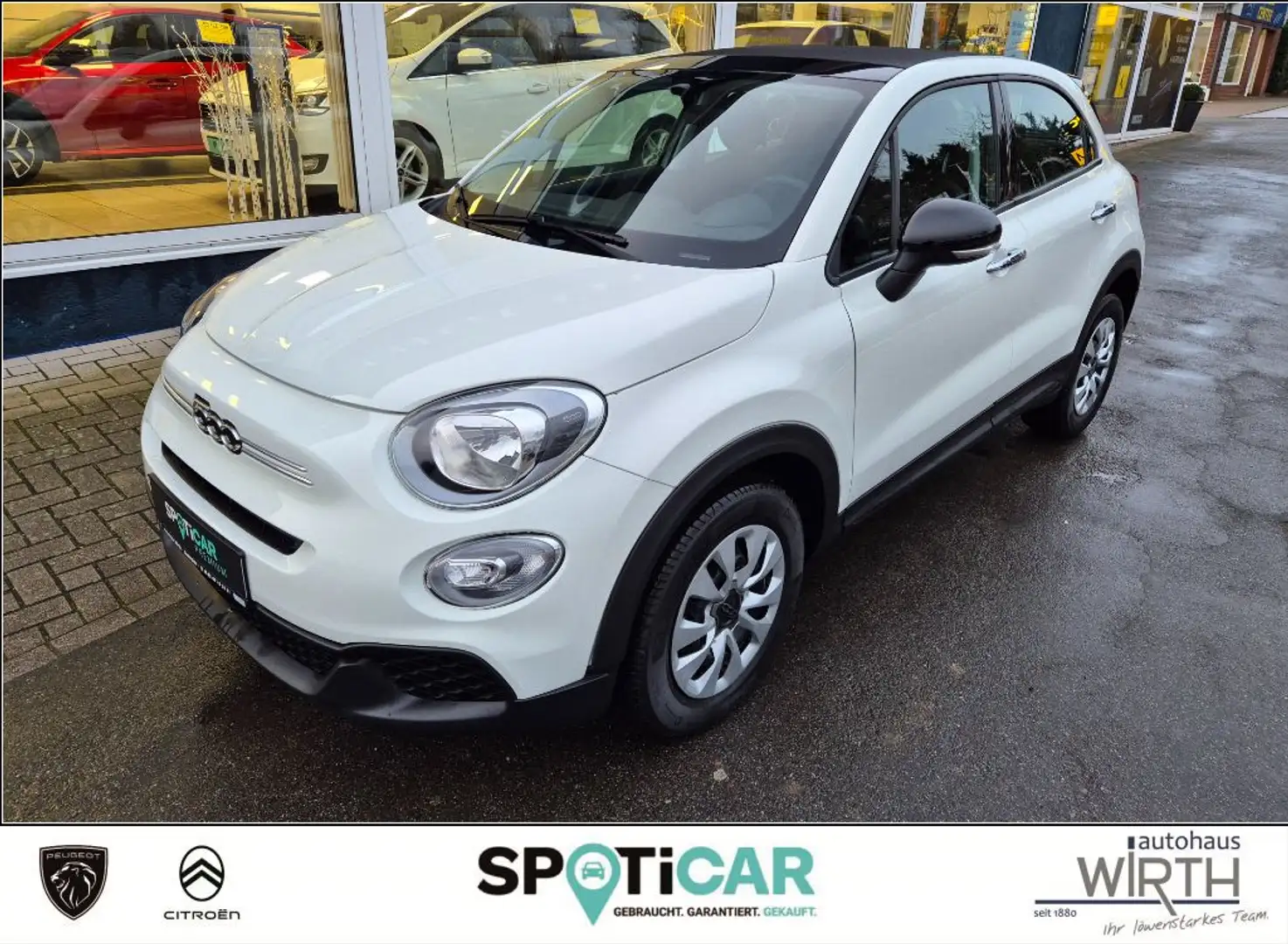Fiat 500 500X Dolcevita 1.5 GSE Hybrid CABRIO/FALTDACH Biały - 1