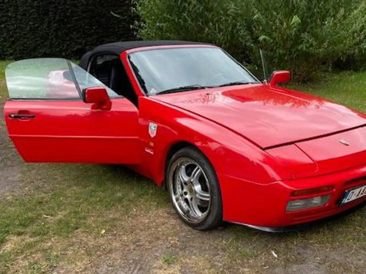 Porsche 944 944 S 2 Cabriolet Rouge - 1