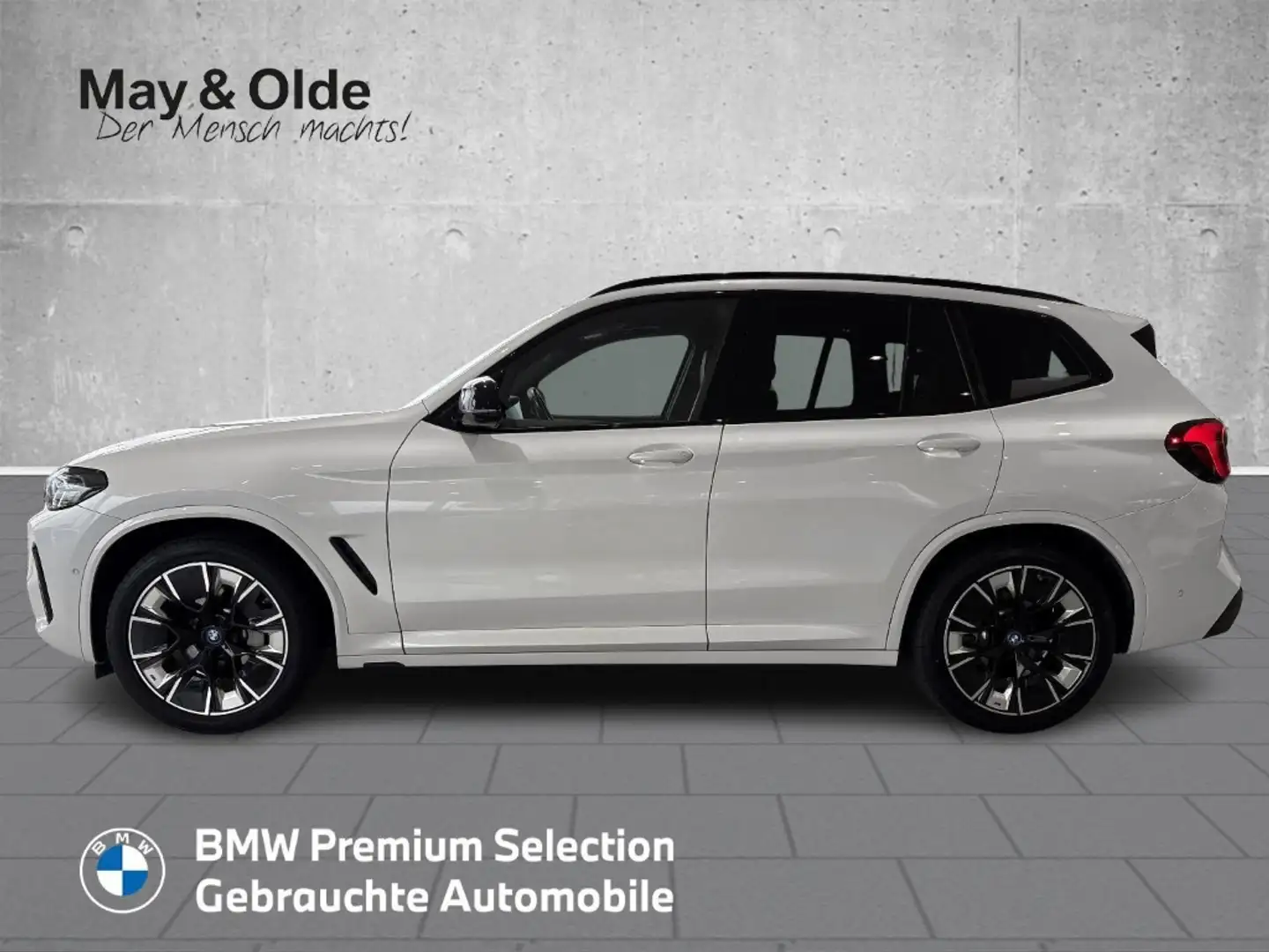 BMW iX3 Impressive M SPORT PANO HUD AHK 20'' ACC LED Leder Weiß - 2