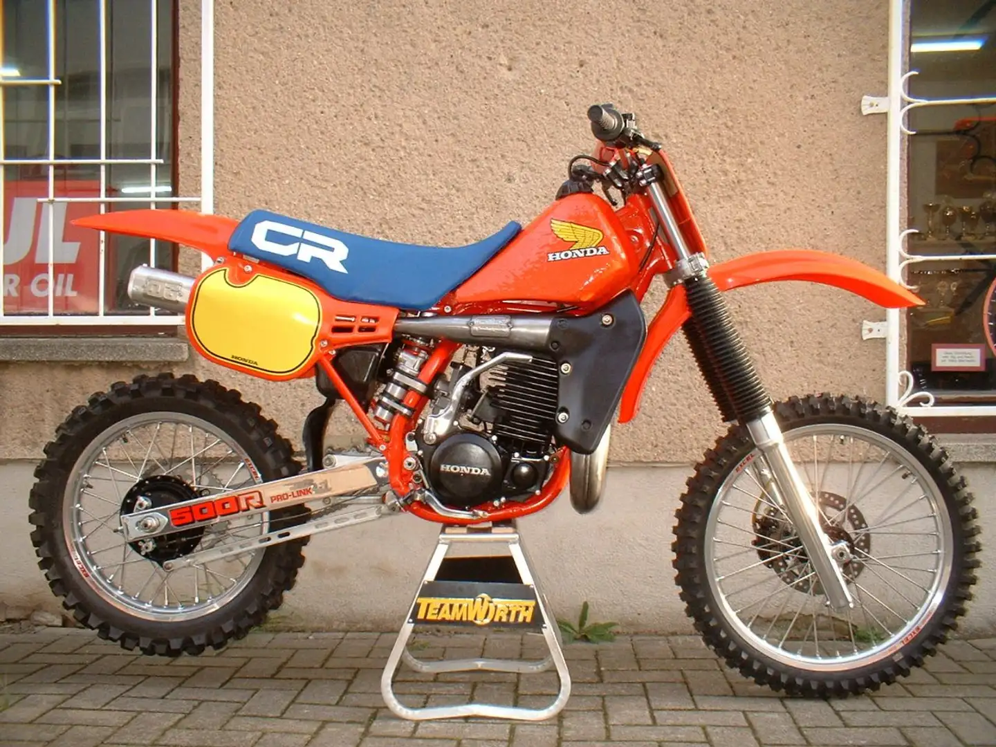 Honda CR 500 EVO, Air Hammer 1984 Komplettrestauration Червоний - 1