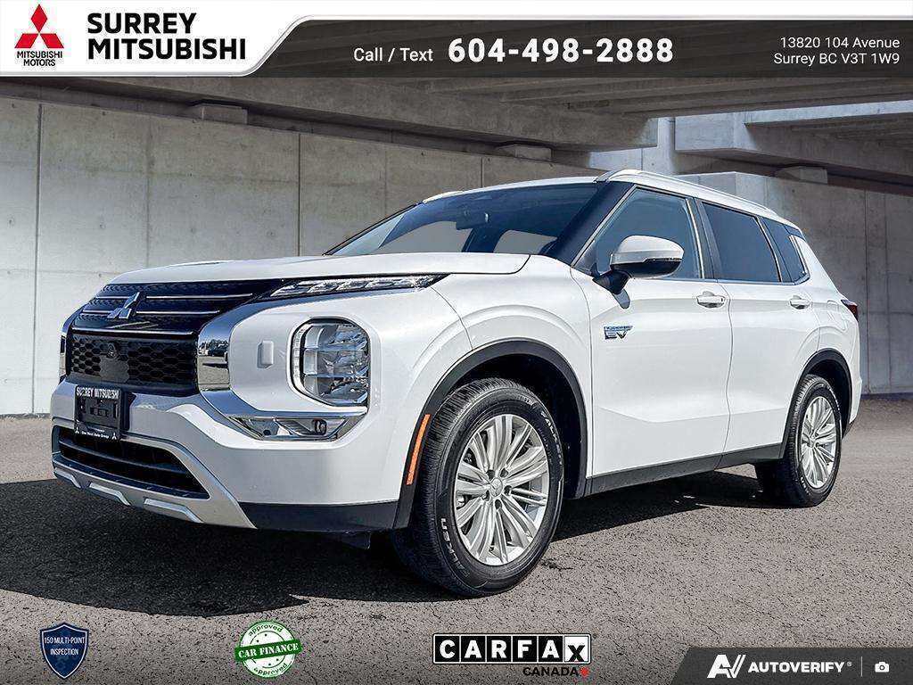 White 2025 Mitsubishi Outlander Hybrid Plug-in SUV / Crossover All-Wheel Drive 1-Speed Automatic