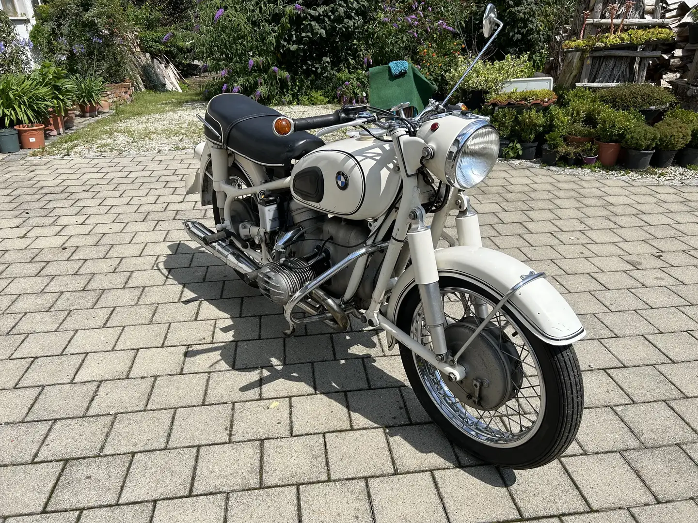 BMW R 50 Polizei Motorrad Wit - 1