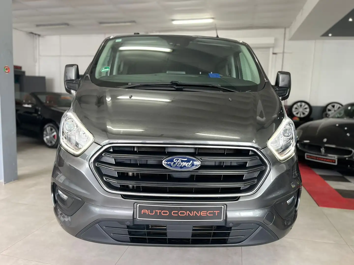 Ford Transit Custom *CLIM*NAVI*RADAR*ATT REM*5PLACES*NEUVE* Gris - 2