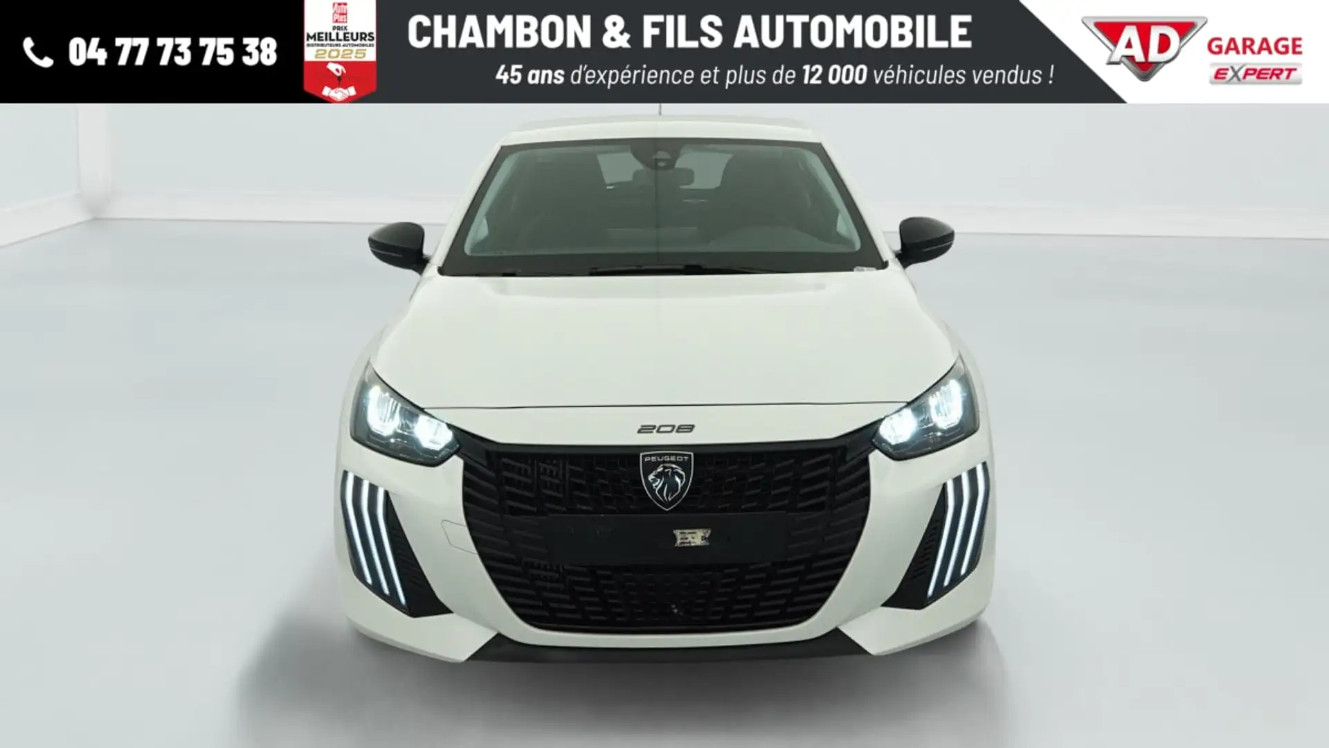 Peugeot 208 PureTech 100 S BVM6 Active Blanc - 2