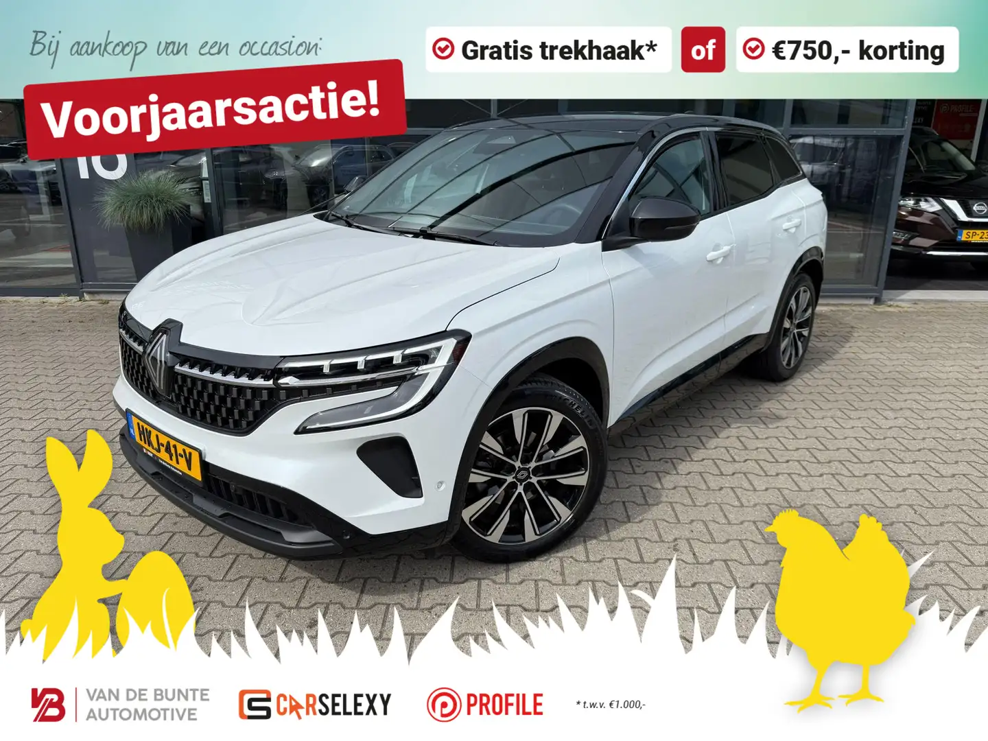 Renault Austral 1.2 mild hybrid 160 X-Tronic techno *Trekhaak* Weiß - 1