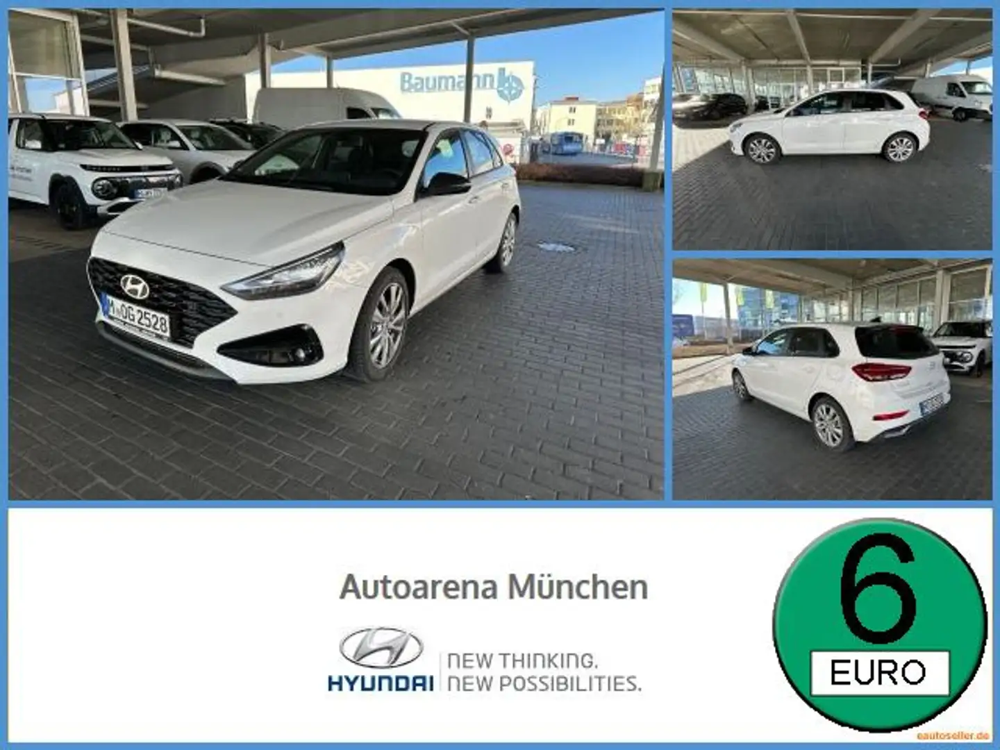 Hyundai i30 1.0 T-GDI Advantage FLA SpurH LM LED Navi Bianco - 1