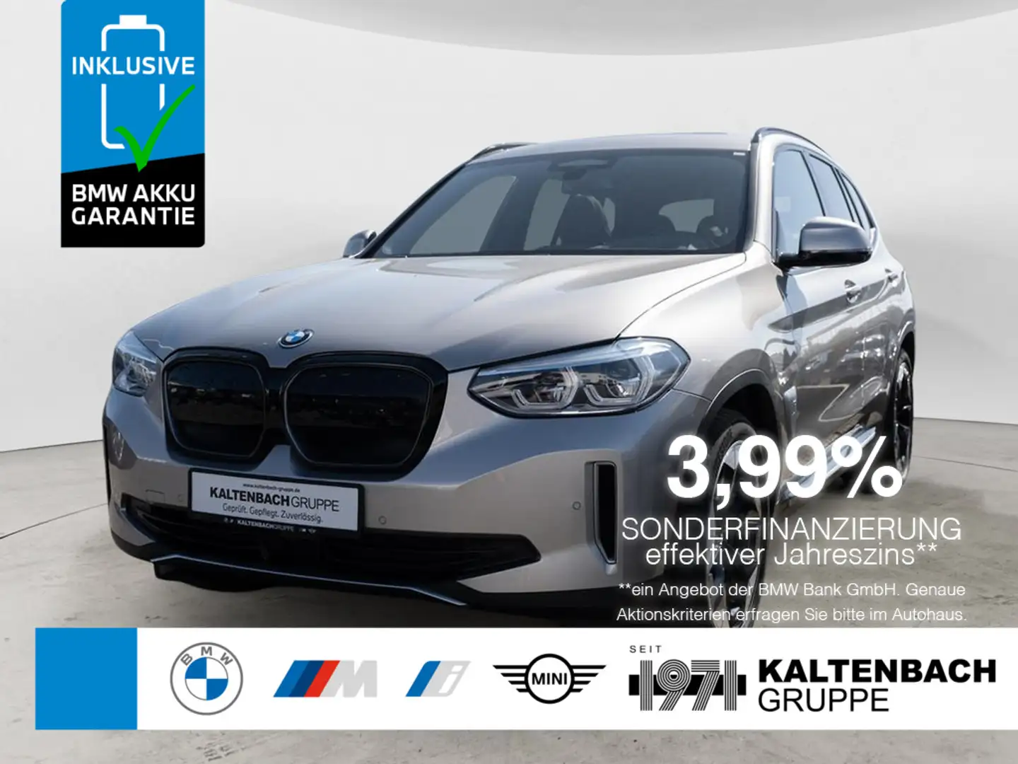 BMW iX3 Impressive M-Sport PANO HUD 360° ACC H/K Argintiu - 1