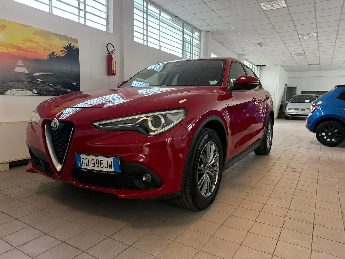 Alfa Romeo Stelvio Stelvio 2020 2.2 t Super rwd 160cv auto Rouge - 2