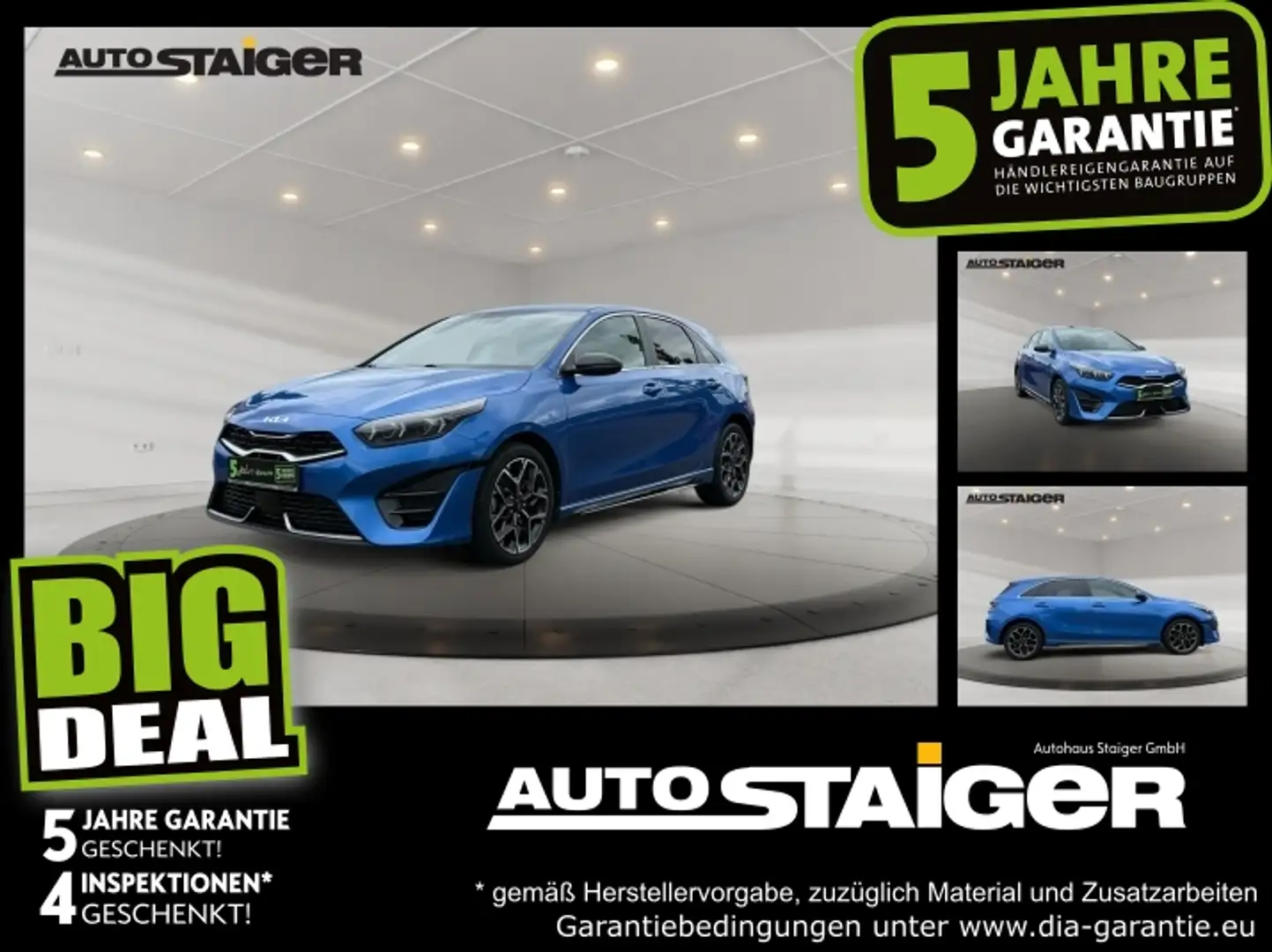 Kia Ceed / cee'd Ceed 1.5 T-GDI GT Line Rückfahrkamera Sitzheizung Blau - 1