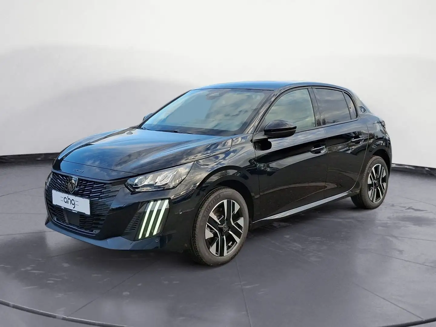 Peugeot e-208 Elektromotor 156 Allure Sicht- und Navigat Schwarz - 2
