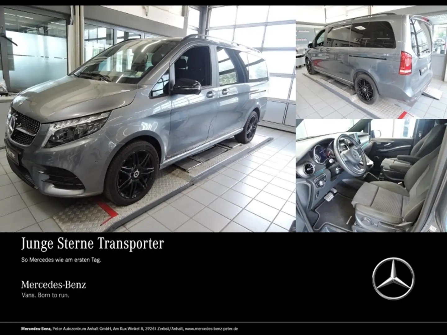 Mercedes-Benz V 300 d Edition AMG 4 Matic AHK 2,5t/Distronic Gris - 1