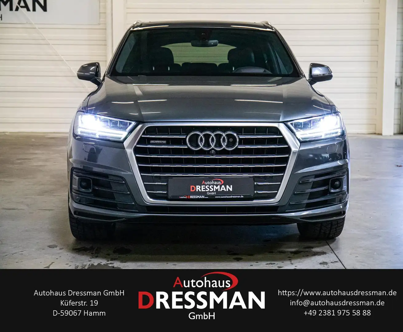 Audi Q7 3.0TDI Q. ACC AHK MATRIX PANO BOSE STANDH HuD Grau - 2