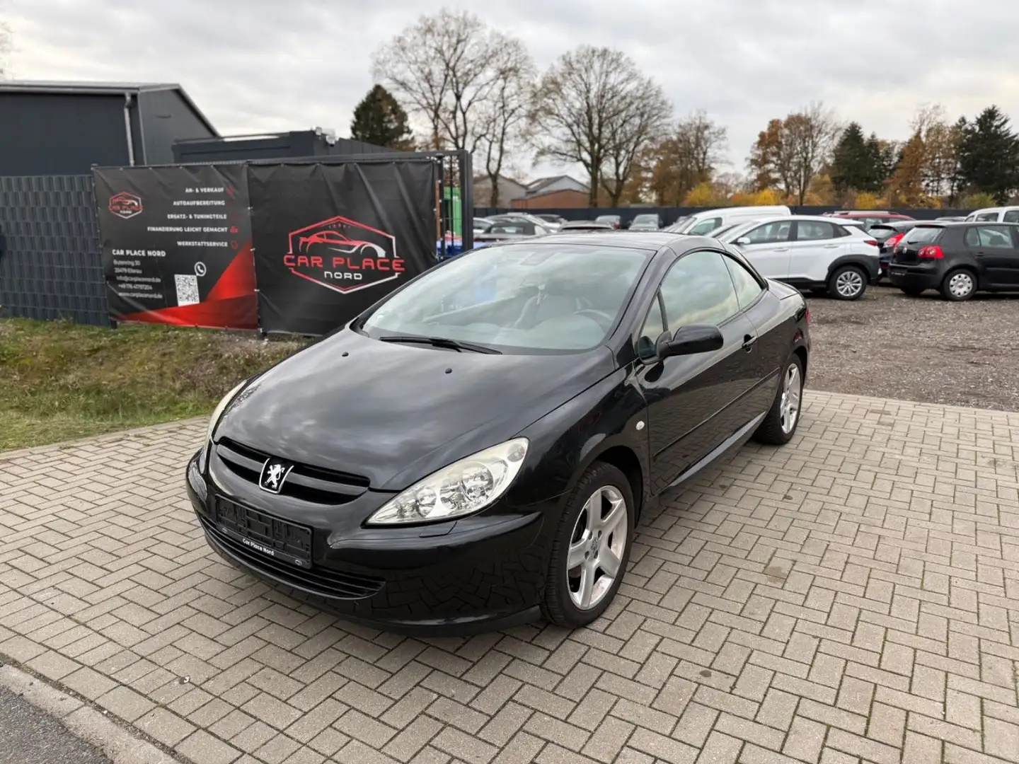 Peugeot 307 CC Cabrio-Coupe KLIMAANLAGE/PDC/VOLLLEDER Schwarz - 1