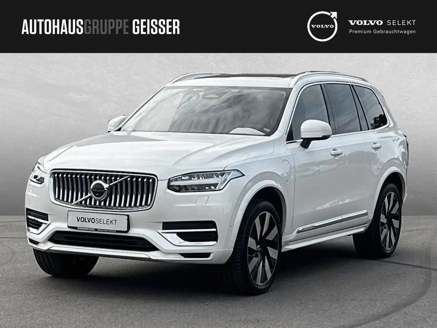 Volvo XC90 T8 AWD Recharge Ultimate Bright 7-Sitzer SD Weiß - 1