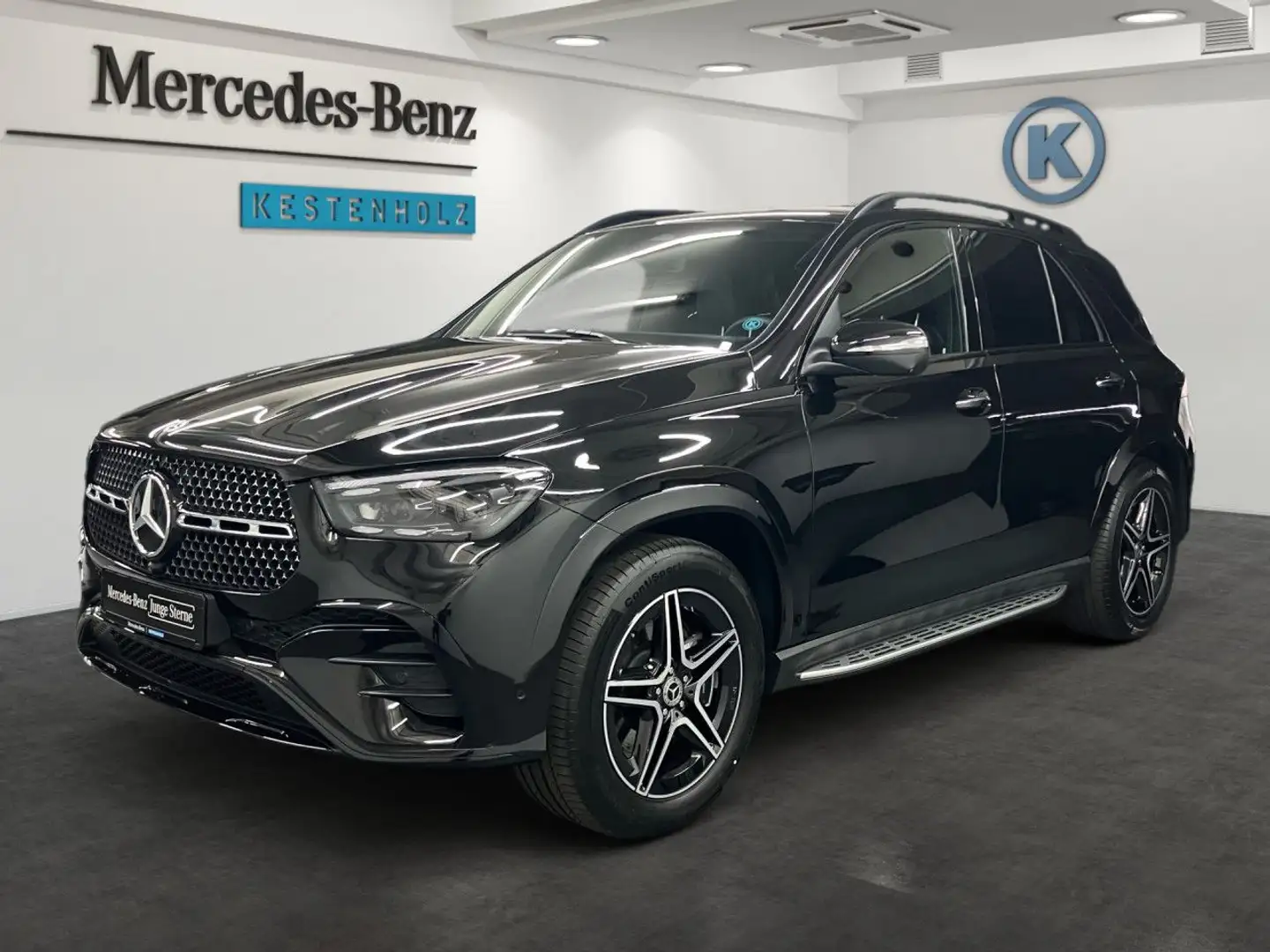 Mercedes-Benz GLE 450 d 4M AMG+STANDHZG+AIRMATIC+AHK+BURMESTER Schwarz - 2