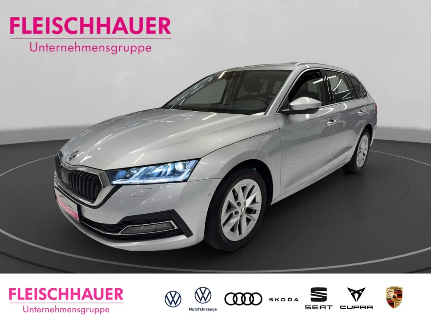 Skoda Octavia Combi 2.0 TDI Style LED+Navi+ACC+HUD+Kamera Argent - 1