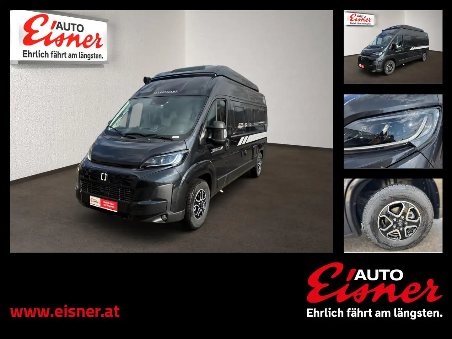 Fiat Ducato CROSSCAMP KW L3H2 Top Ausstattung ! Schwarz - 1