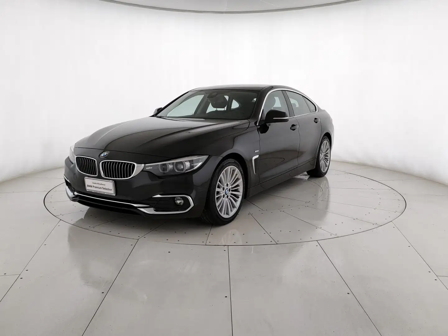 BMW 420 420d g.coupe Luxury auto Zwart - 1
