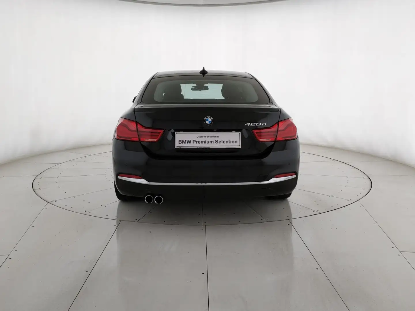BMW 420 420d g.coupe Luxury auto Zwart - 2