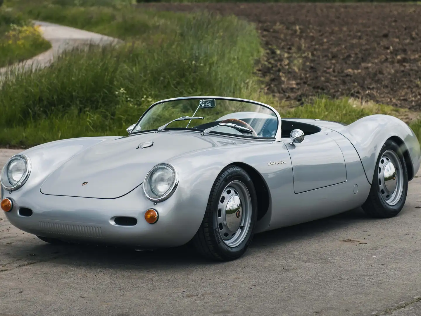 Porsche 550 Chamonix Spyder Zilver - 2