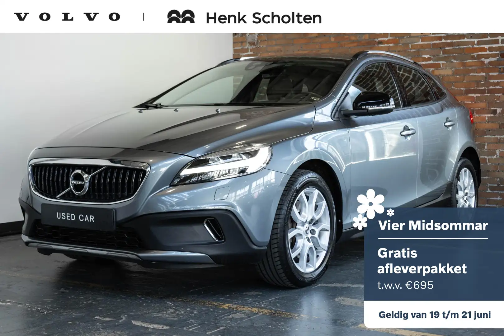 Volvo V40 Cross Country T3 Automaat Nordic+ | Dealeronderhouden | Parkeerv Grijs - 1
