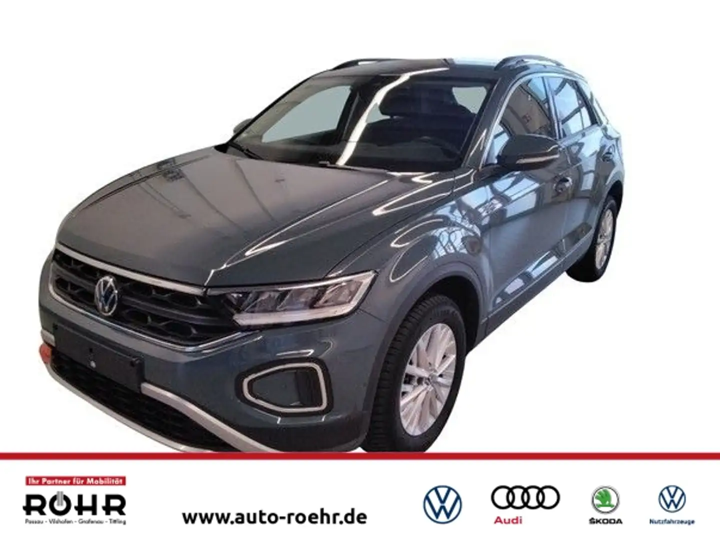 Volkswagen T-Roc Life (Garantie 09/2029.AHK.Navi.Kamera) 1.0 TSI Bleu - 1
