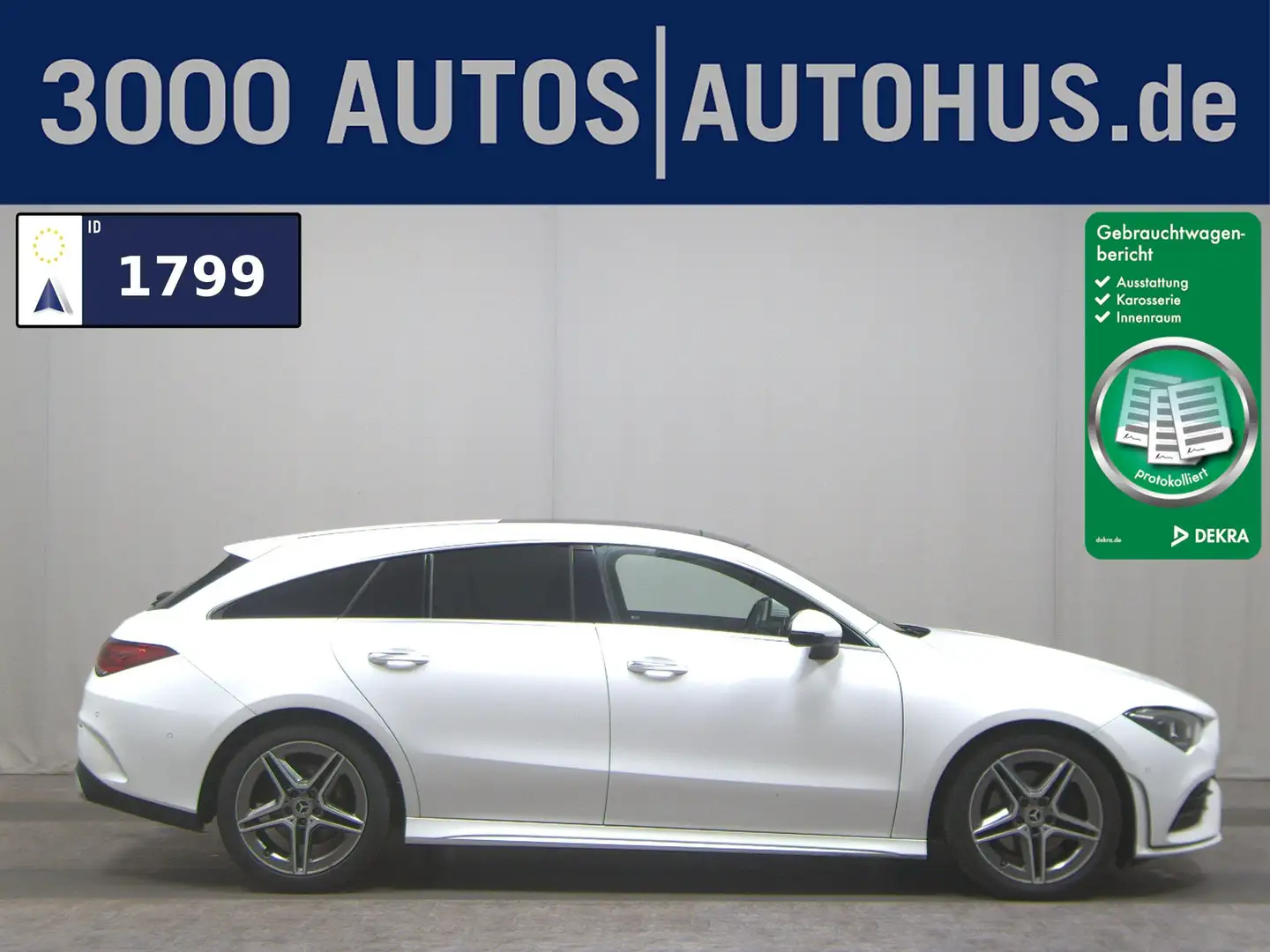 Mercedes-Benz CLA 220 SB d AMG-Line Navi MBUX Pano LED Sound Blanc - 1