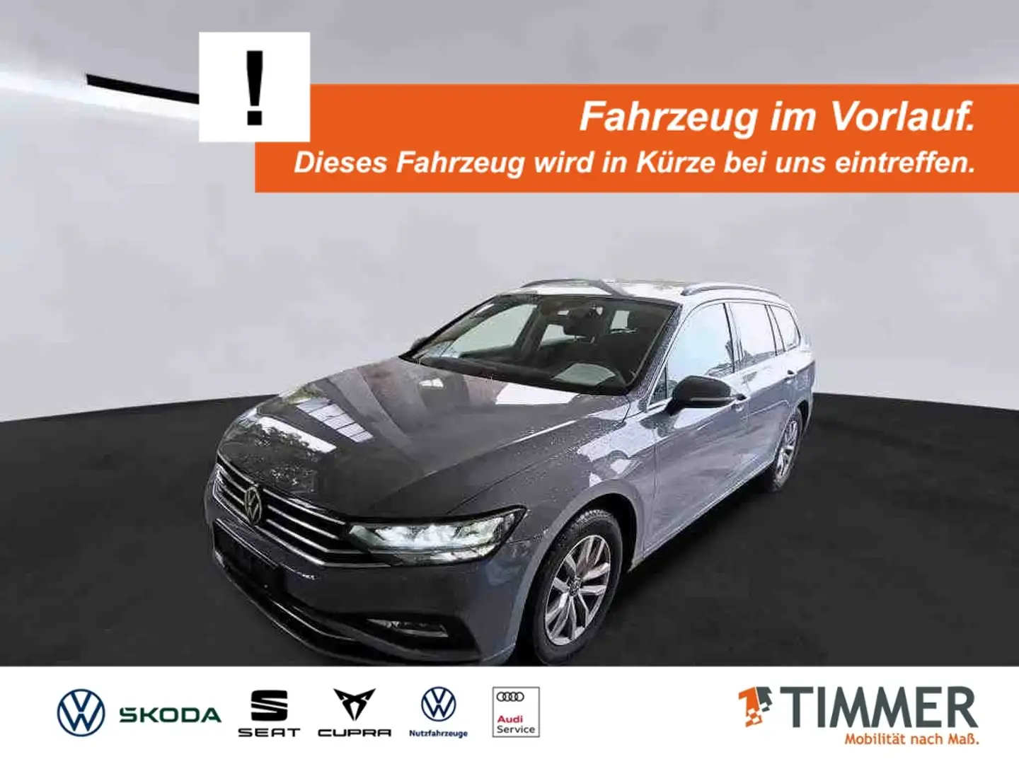 Volkswagen Passat Variant 2.0 TDI DSG BUSINESS +LED +ACC +RKAM +NAVI +SHZ + Grau - 1