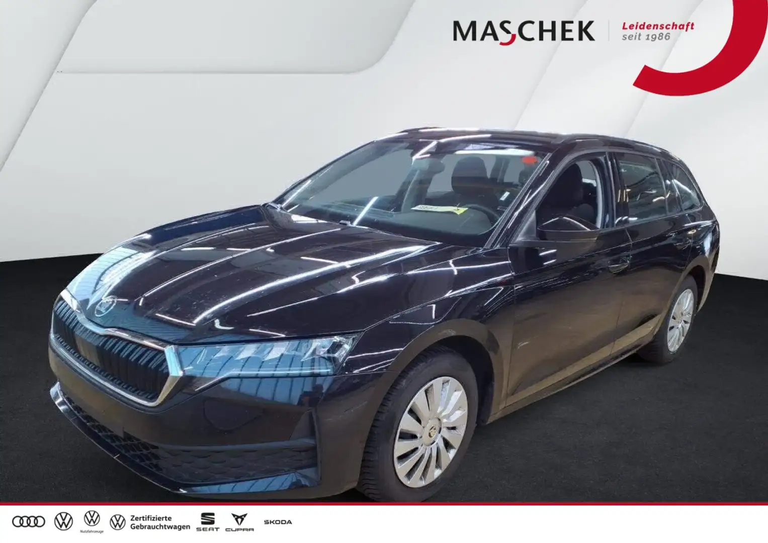 Skoda Octavia Combi 2.0 TDI AHK LED Sitzh. Carplay AHK LED Schwarz - 1