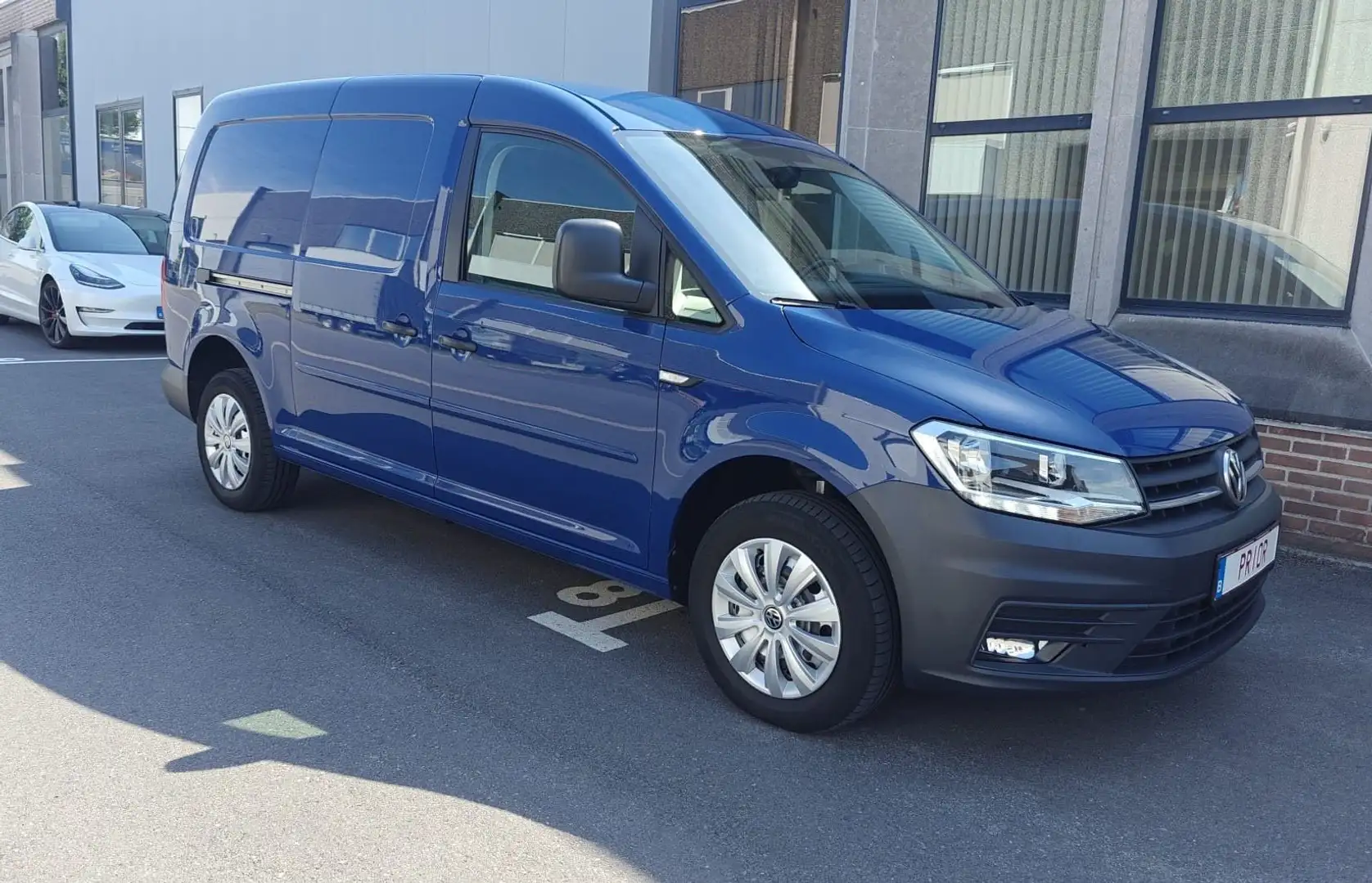 Volkswagen Caddy (€13.500 ex BTW) 2.0 TDI maxi L2 EURO6d CarPlay Bleu - 1