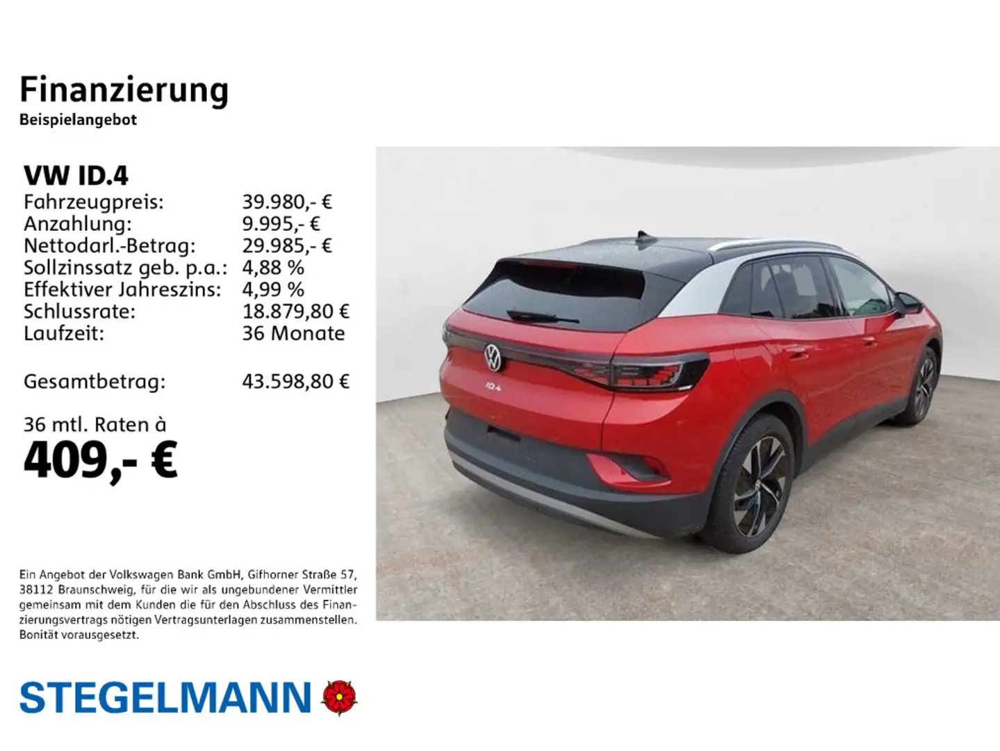 Volkswagen ID.4 Pro 210kW/77kWh *AHK*Matrix-LED*Navi*+3J. G Rot - 2