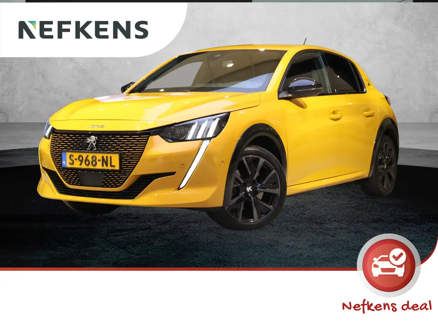 Peugeot e-208 GT 50 kWh | Adaptieve Cruise Control | Dodehoekbew Jaune - 1