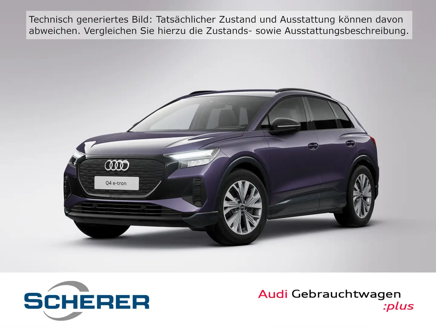 Audi Q4 e-tron 45 e-tron 210 kW Violett - 1