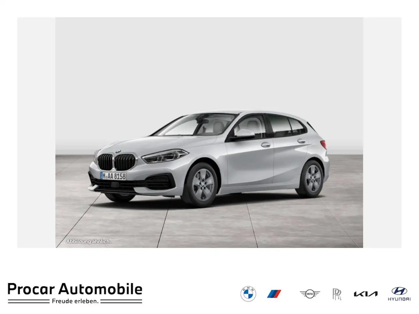 BMW 116 d Advantage LED+PDC+DAB+KLIMA+SHZ+TEMPOMAT+LM Silber - 1