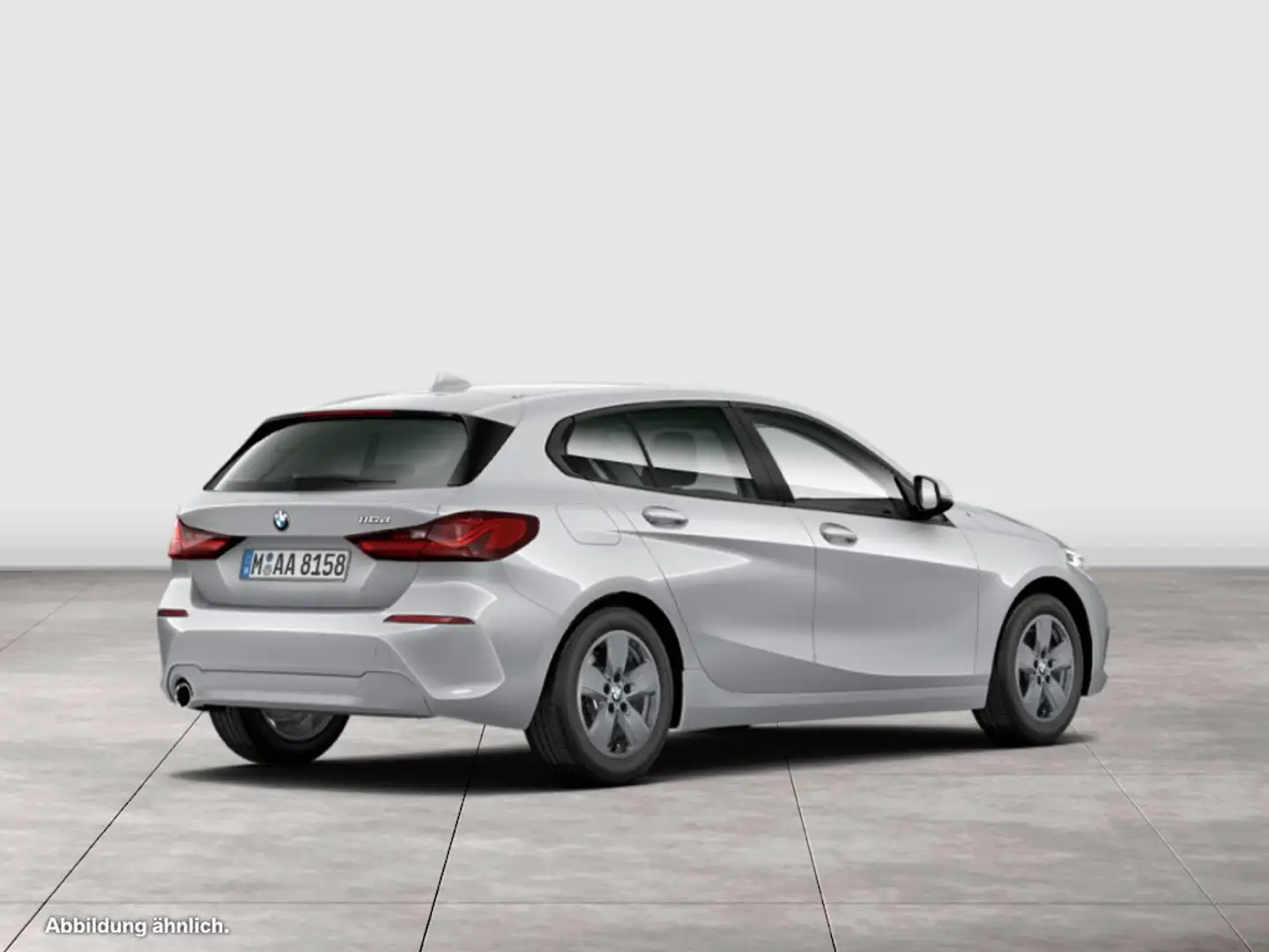 BMW 116 d Advantage LED+PDC+DAB+KLIMA+SHZ+TEMPOMAT+LM Silber - 2