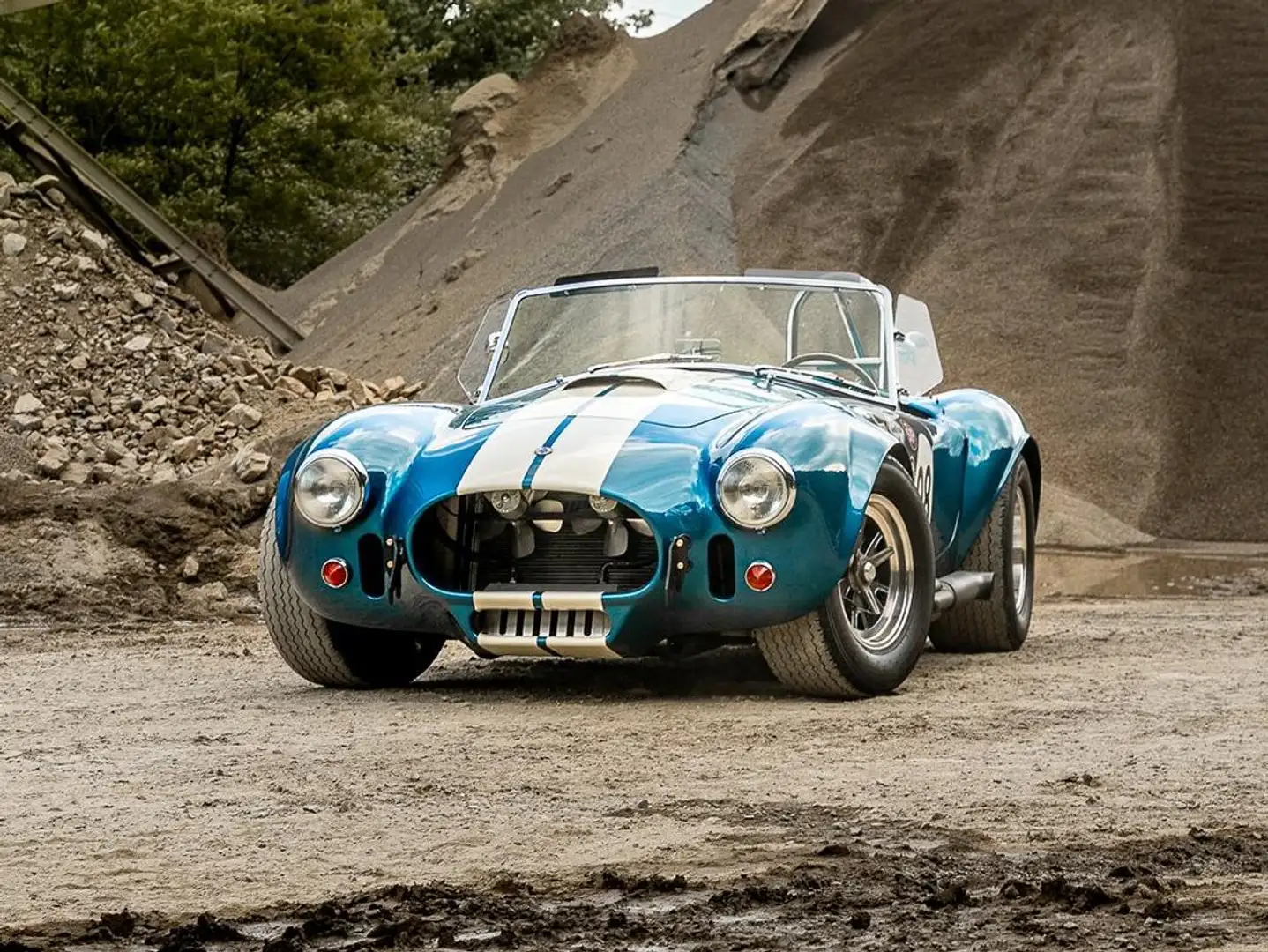 Shelby Cobra 427 Aluminium Bleu - 1