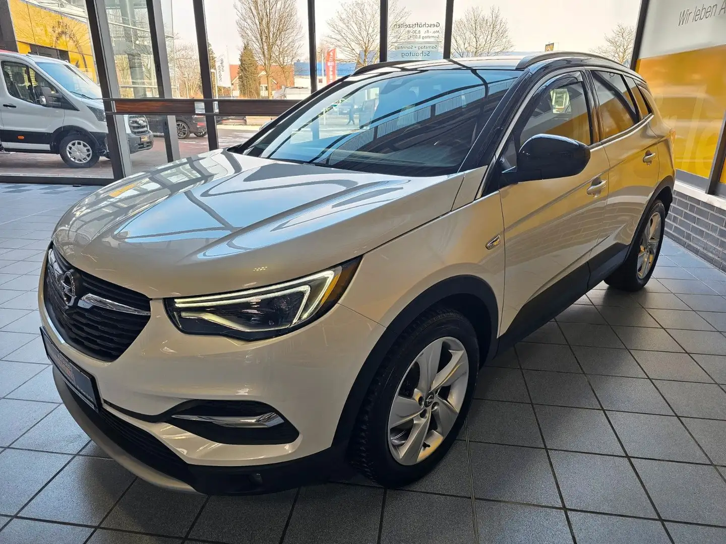 Opel Grandland X AHK SHZ v+h Kamera Denon Totwinkelwa Blanc - 2