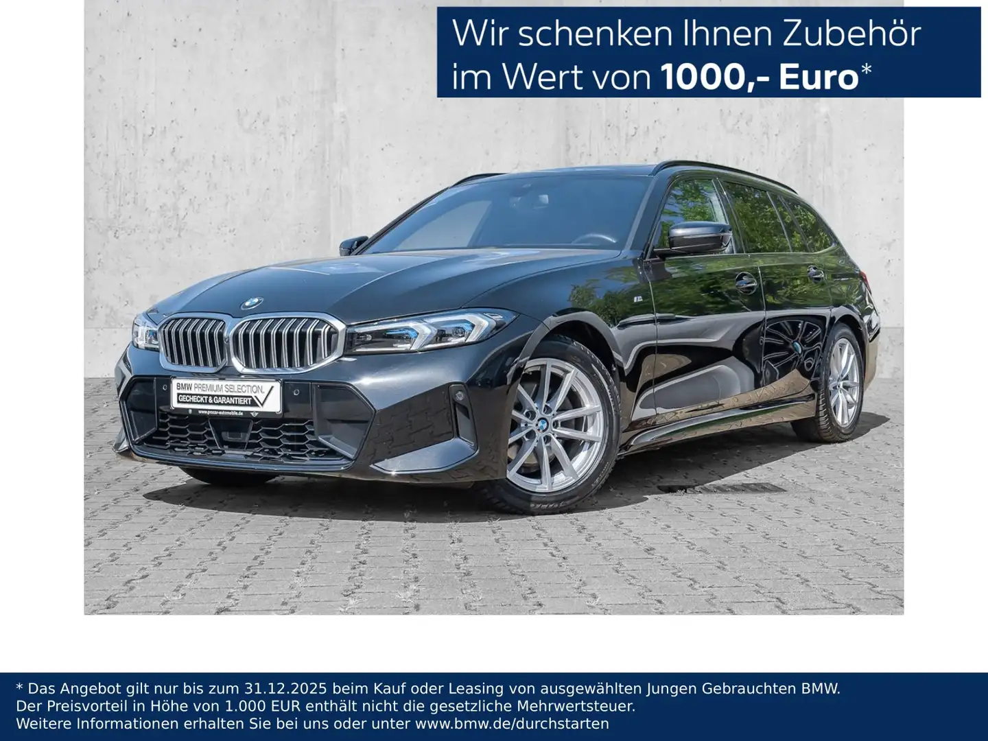 BMW 320 d Facelift MSport Adap.LED AHK Pano ACC DA PA+ Schwarz - 1