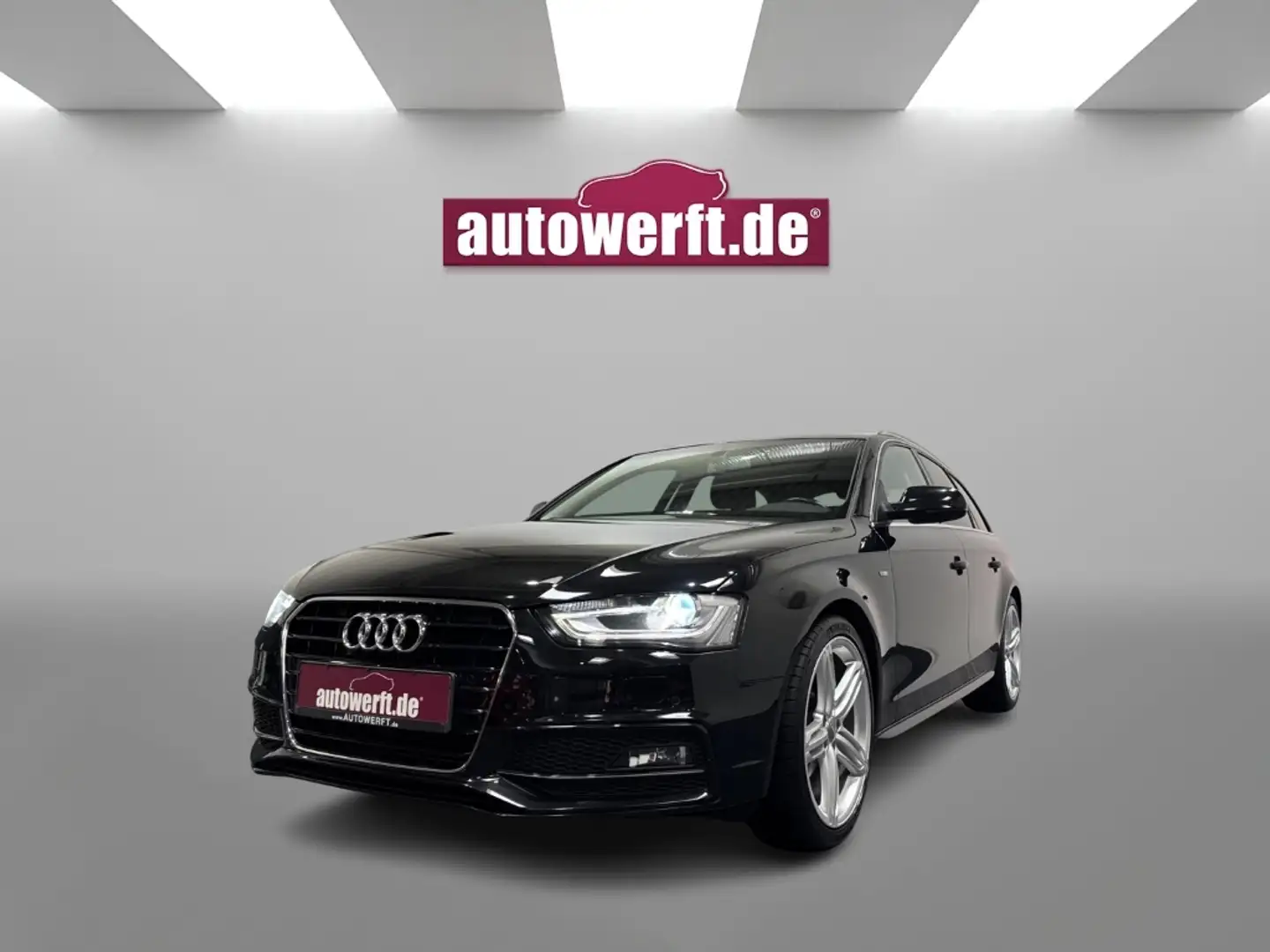 Audi A4 1.8 TFSI S LINE XEN AHK NAVI PDC 19Z GLANZ PAKET Schwarz - 1
