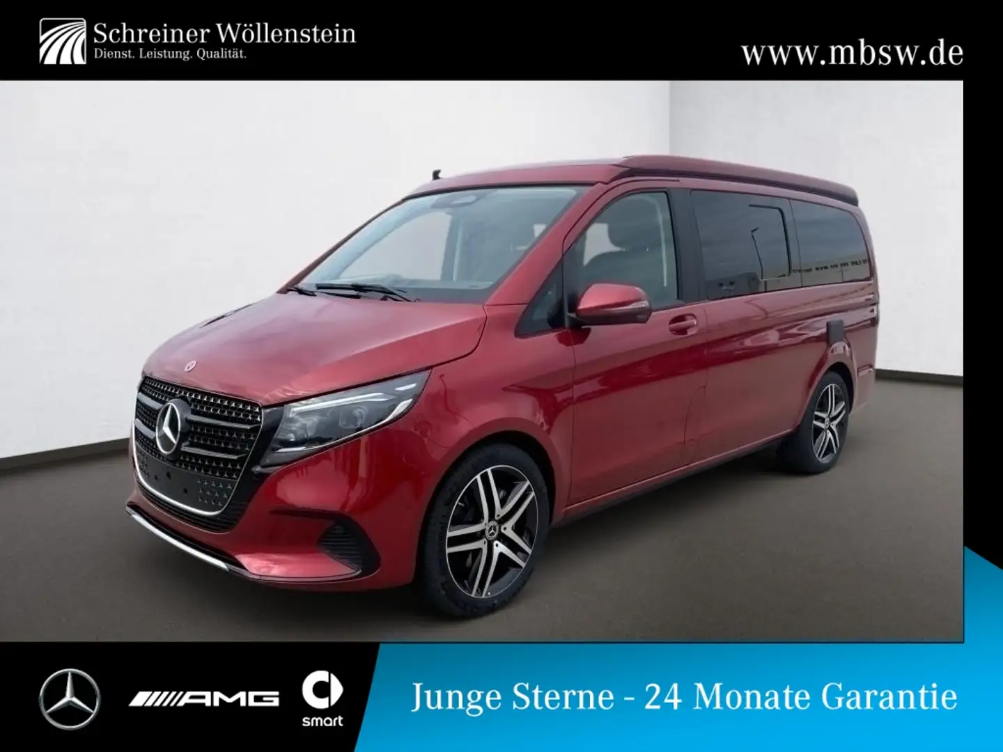 Mercedes-Benz V 300 d Marco Polo *Küche* Airmatic*MBUX*Navi* Rouge - 1