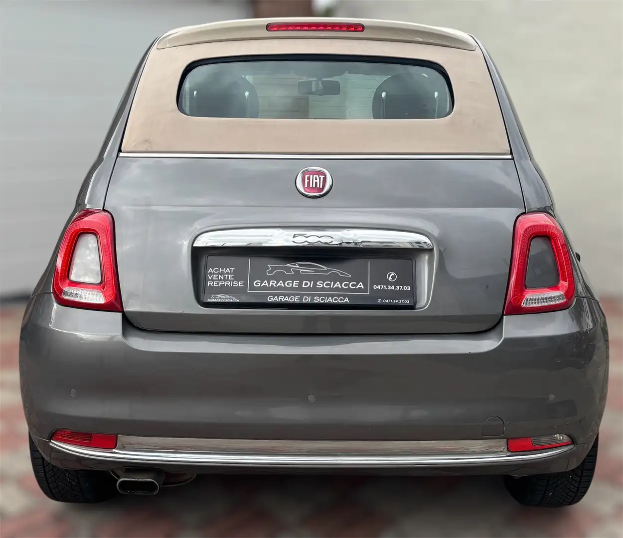 Fiat 500C 1.2i Euro 6b Argent - 2