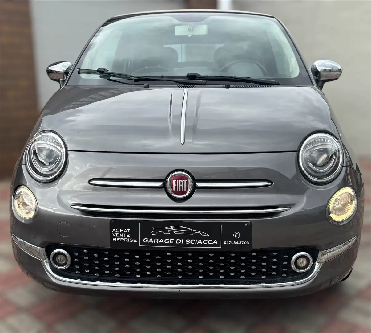 Fiat 500C 1.2i Euro 6b Argent - 1