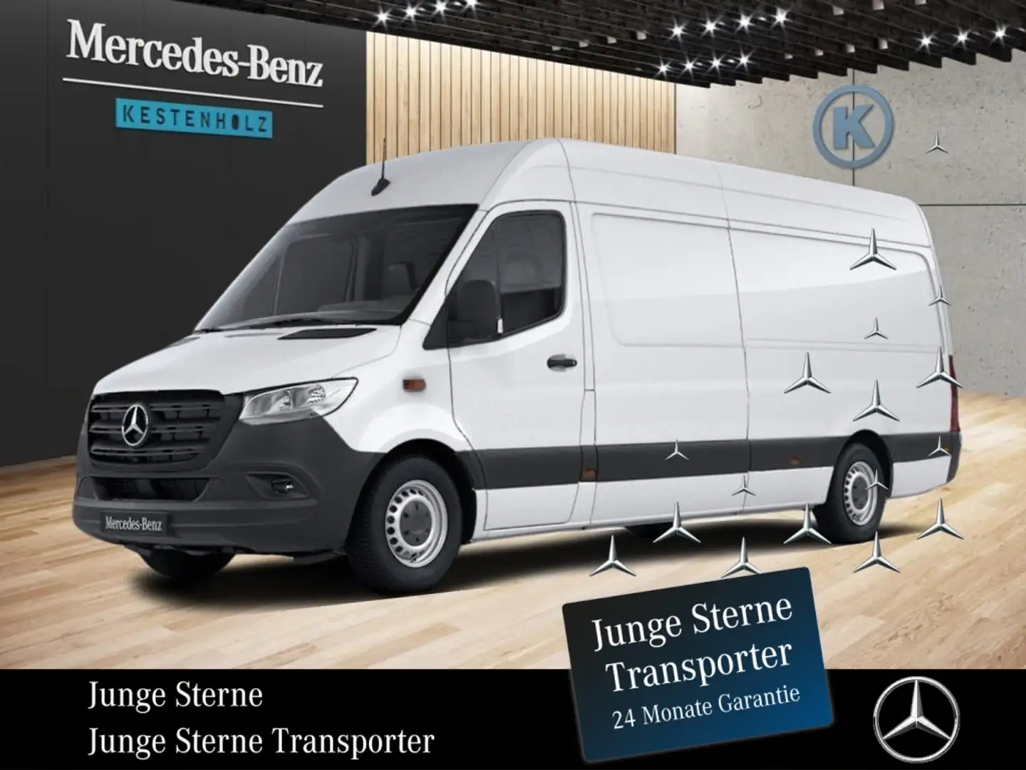 Mercedes-Benz Sprinter 315 CDI Kasten L3H2 *MBUX*SHZ*NAVI*360* Bianco - 1