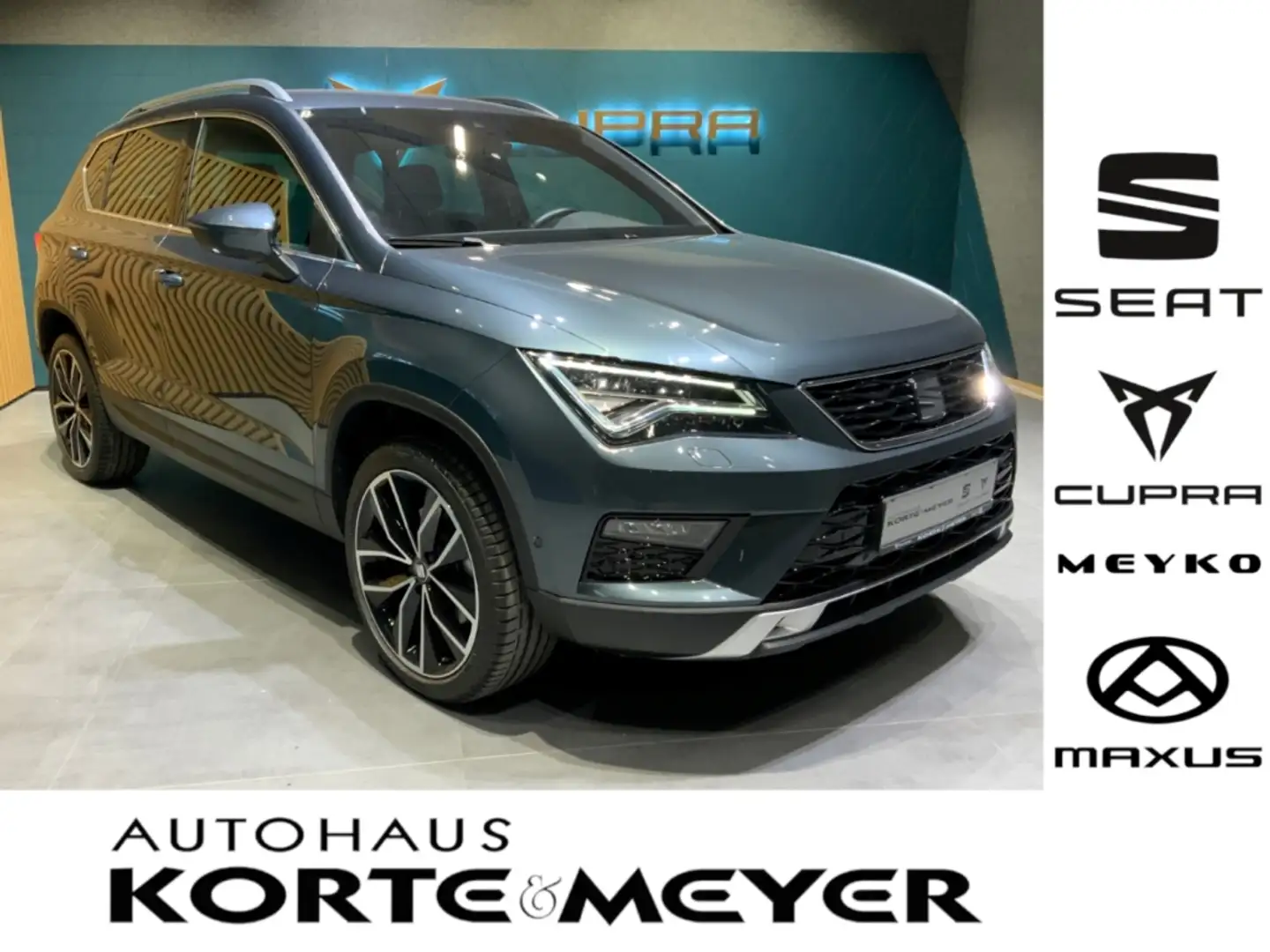 SEAT Ateca Xcellence 1.4TSI+Keyless+Navi +PDC Grau - 1