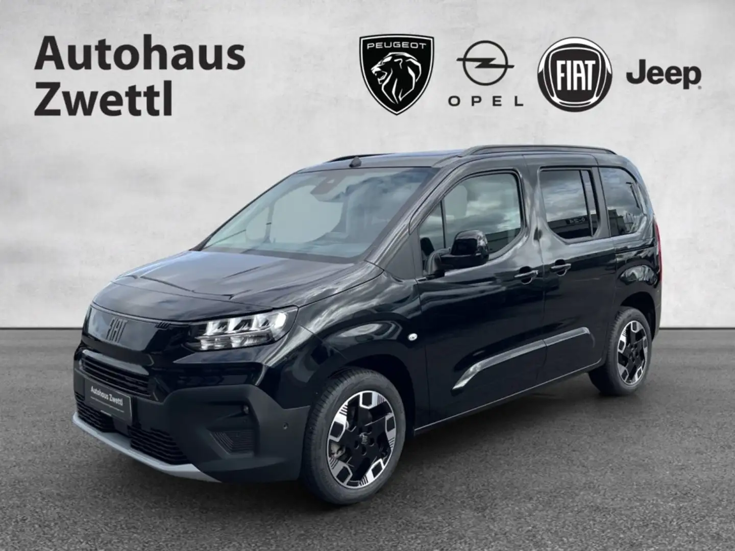 Fiat Doblo PKW M BHDI 130 EAT8 *LED*RFK*GLASDACH* Schwarz - 1